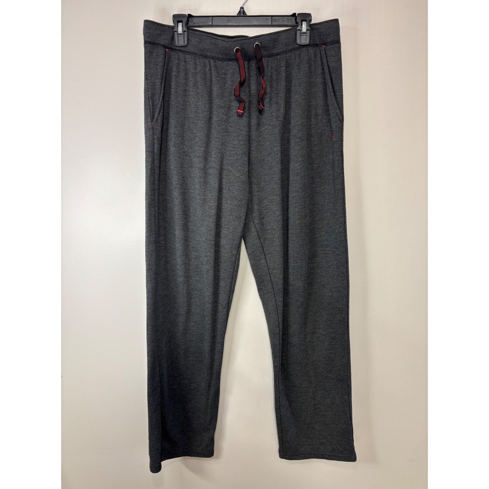 Tommy Bahama Mens Lounge Pants Drawstring Waist Gray Large Relaxed Fit